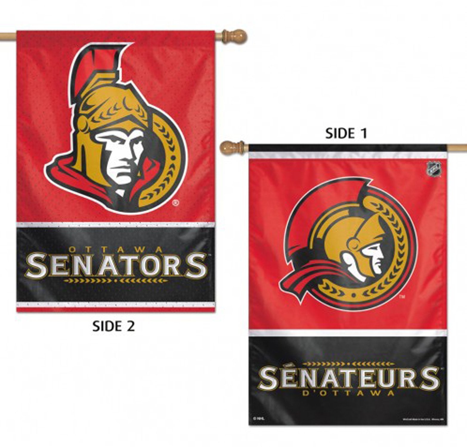 Ottawa Senators Premium 2-Sided Banner House Flag, Outdoor Use, 28x40 Inch