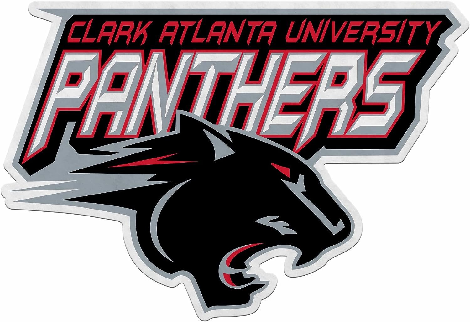 Clark Atlanta University Panthers Soft Felt Wall Pennant State Shape 18 Inch Easy to Hang