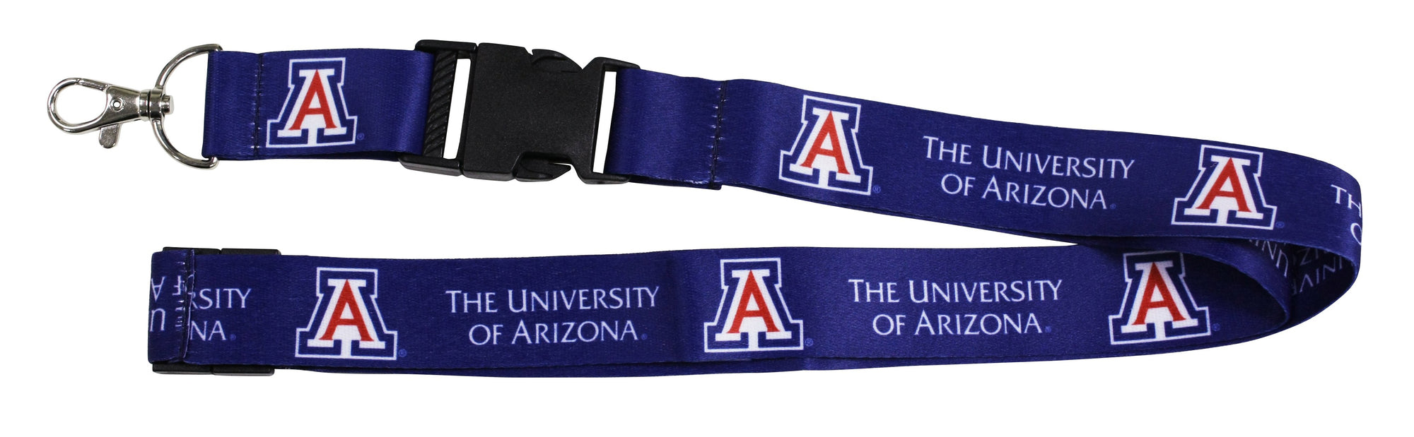 University of Arizona Wildcats Premium Lanyard Keychain Double Sided Breakaway Safety Design, Adult 18 Inch