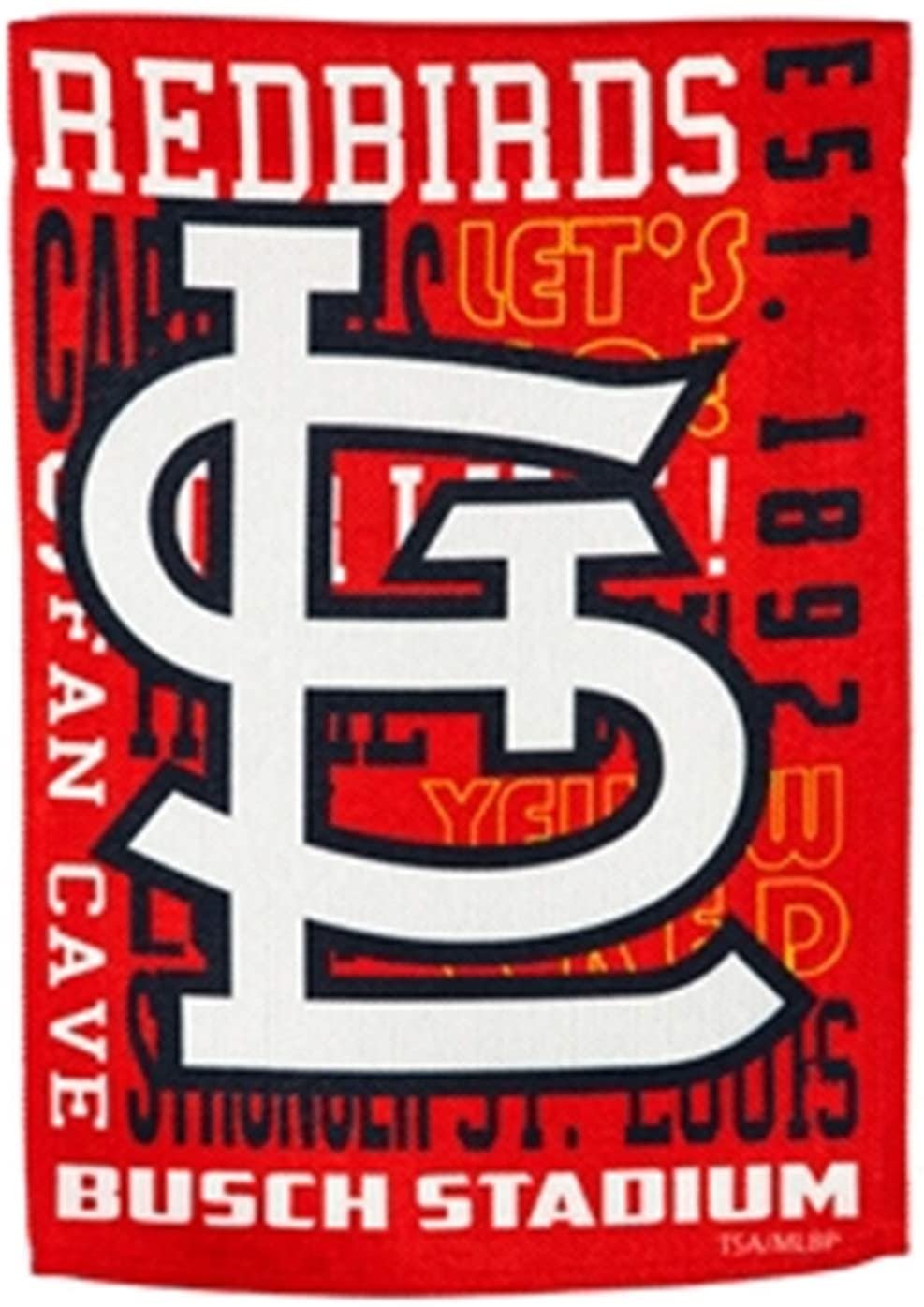 St Louis Cardinals Premium Garden Flag Banner, Double Sided, Fan Rules, 13x18 Inch