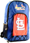 St. Louis Cardinals Premium Backpack heavy Duty Full Team Color Echo Bunge Style Padded Straps 14x6x6 Inches