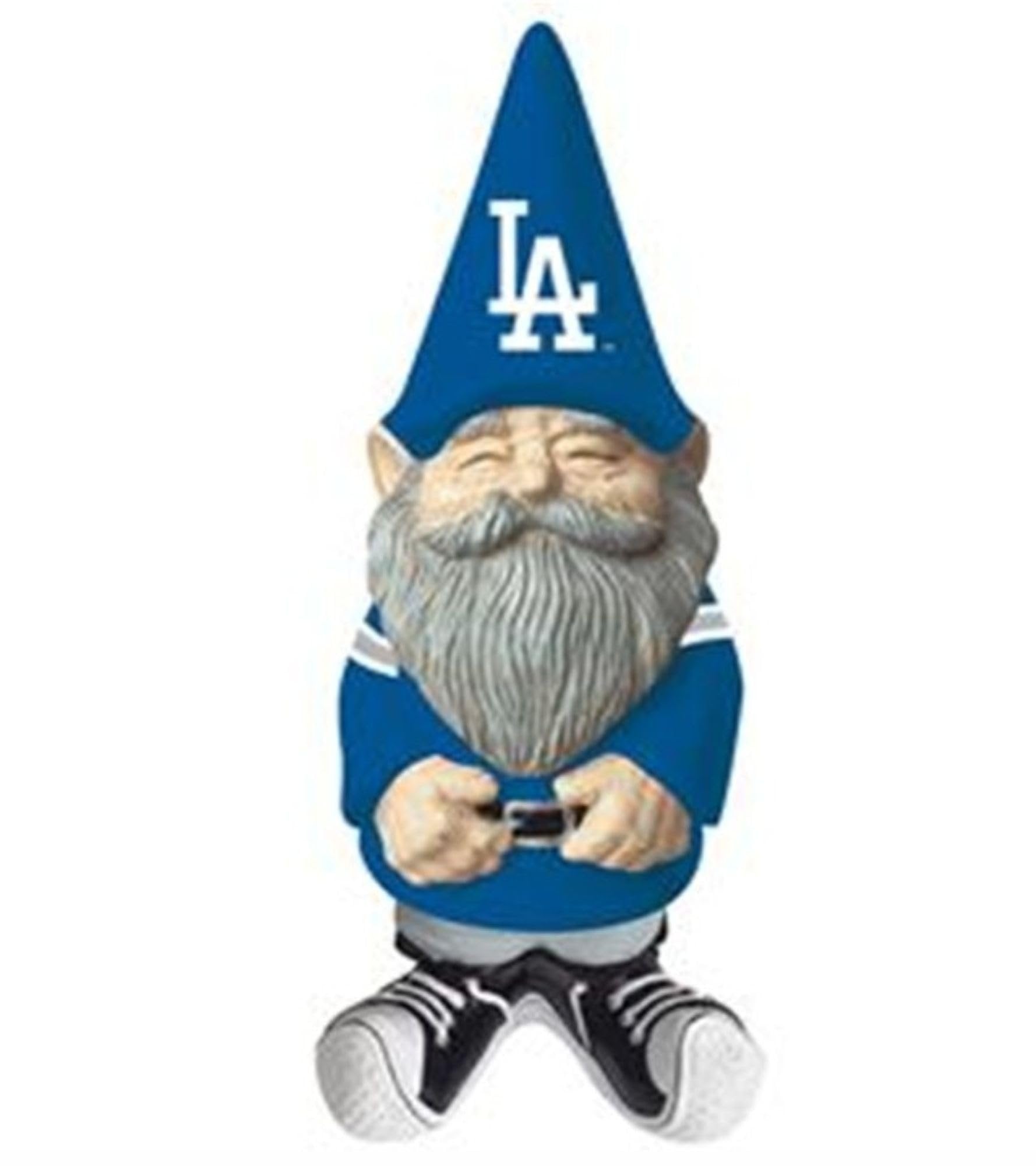 Los Angeles Dodgers Garden Gnome, 11 Inch Hand Painted Resin Statue, Indoor Outdoor Decor, Officially Licensed