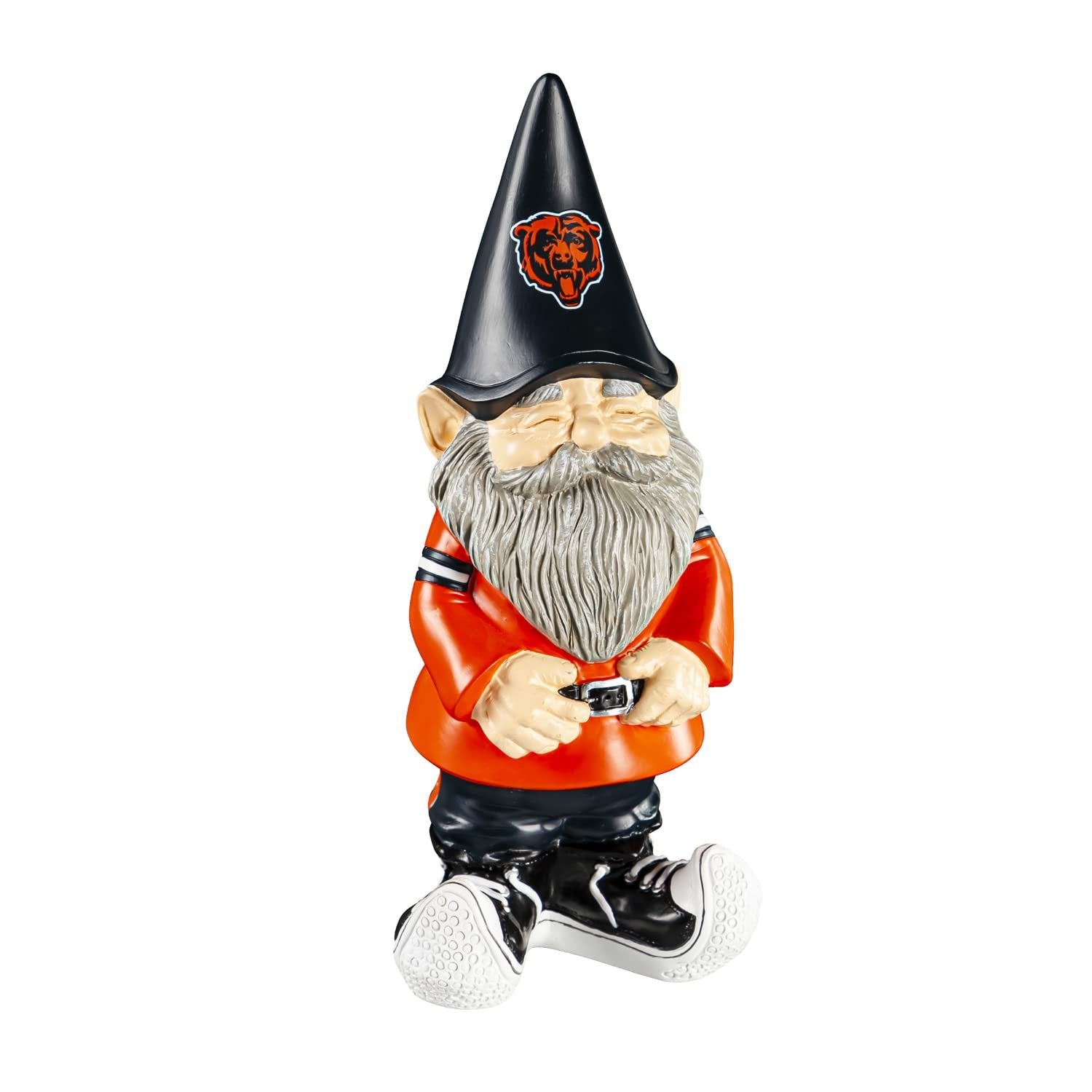 Chicago Bears Garden Gnome, 11 Inch Hand Painted Resin Statue, Indoor Outdoor Decor, Officially Licensed