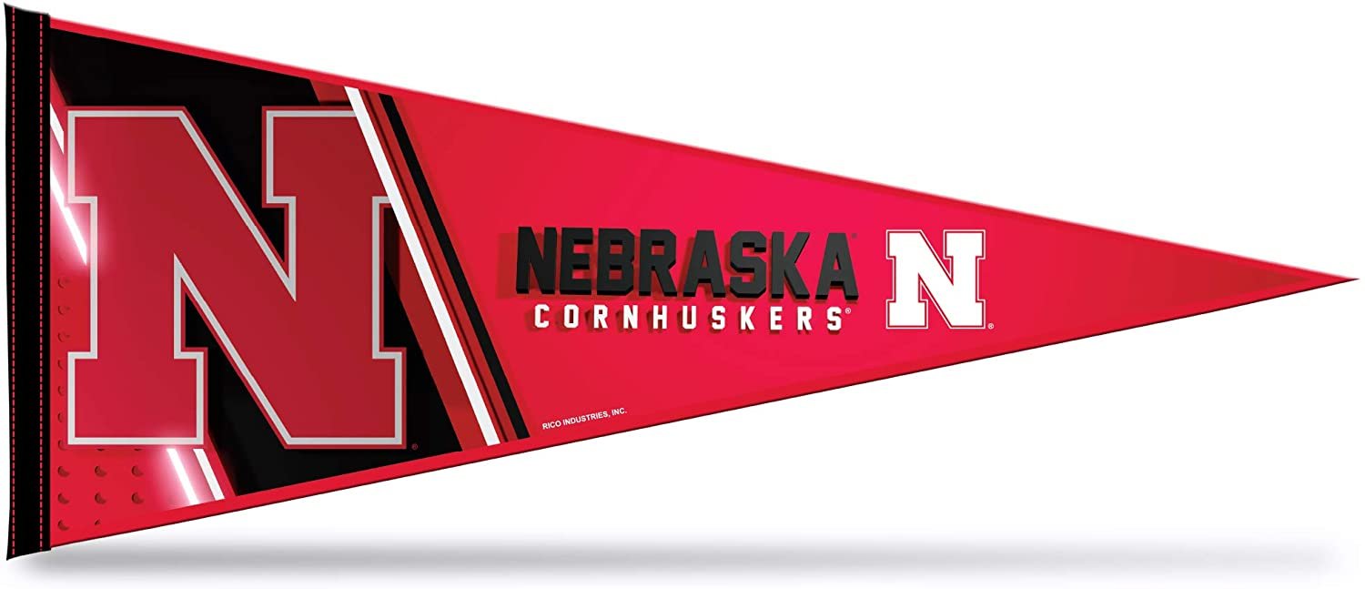 Nebraska Cornhuskers Pennant 12x30 Inch Soft Felt University of