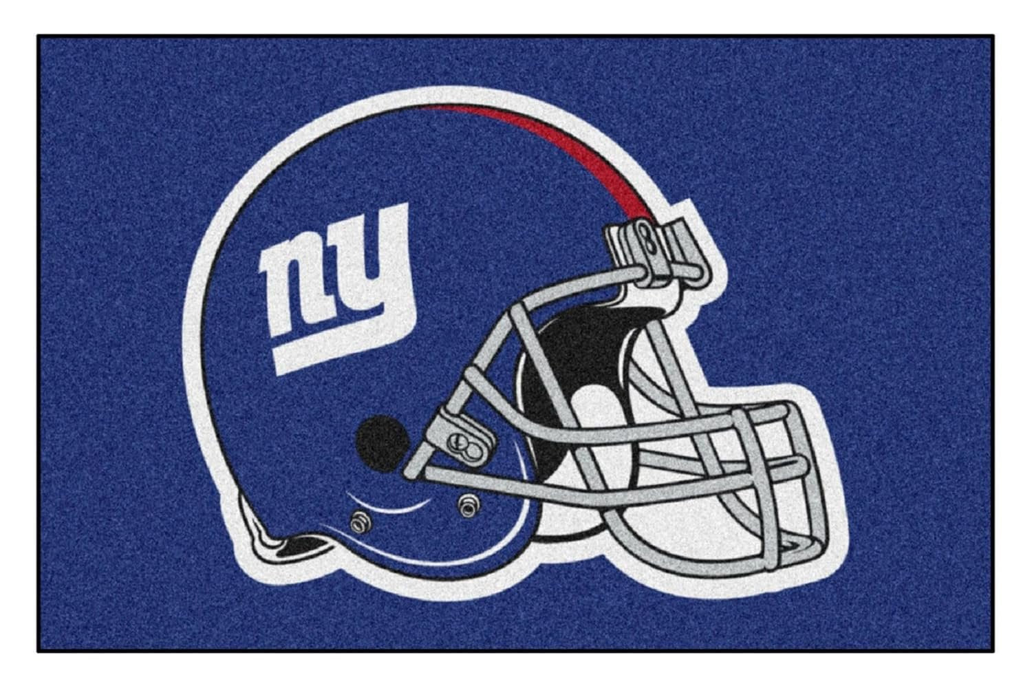 New York Giants Floor Mat Area Rug, 20x30 Inch, Nylon, Anti-Skid Backing, Officially Licensed