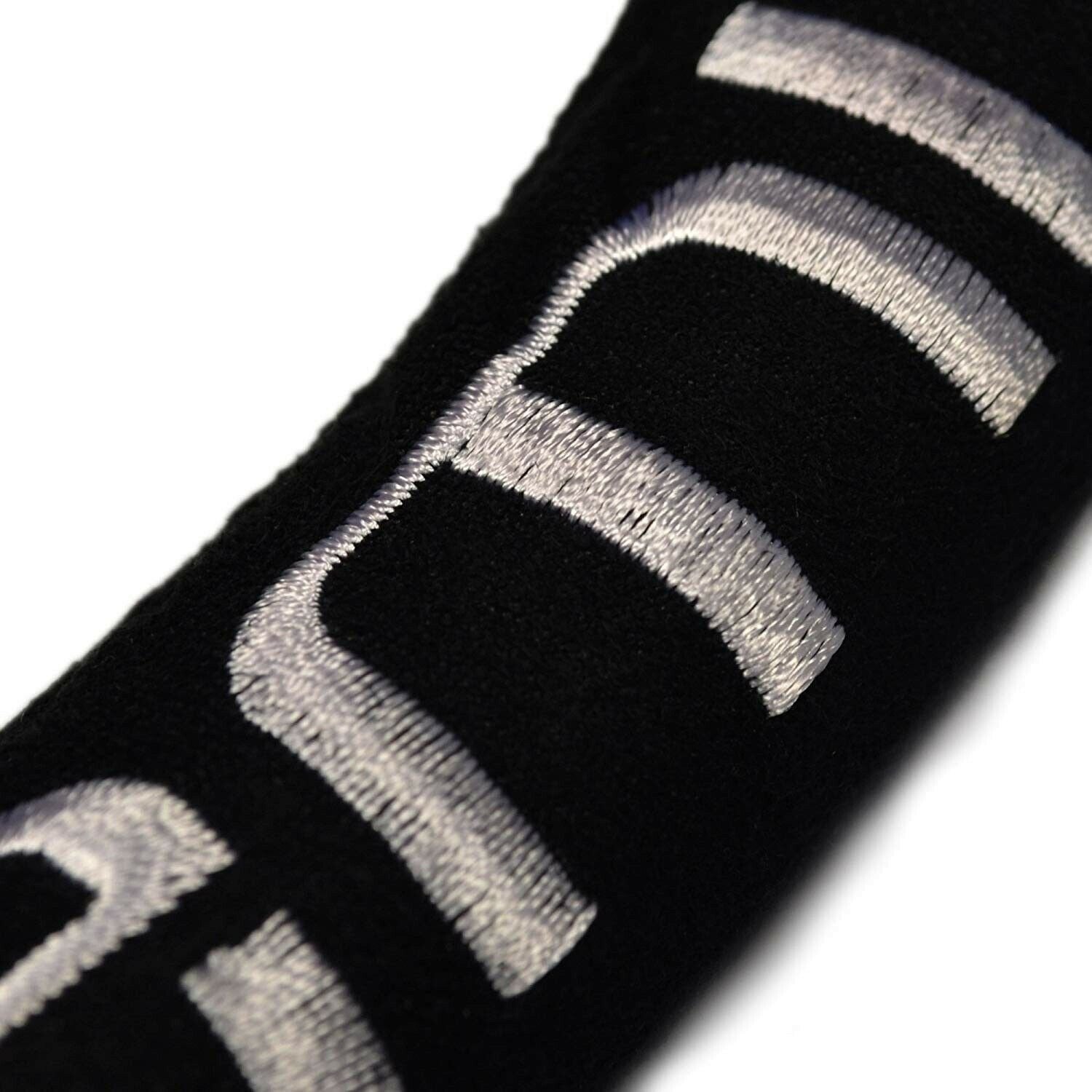 Miami Heat Steering Wheel Cover Premium Embroidered Black 15 Inch