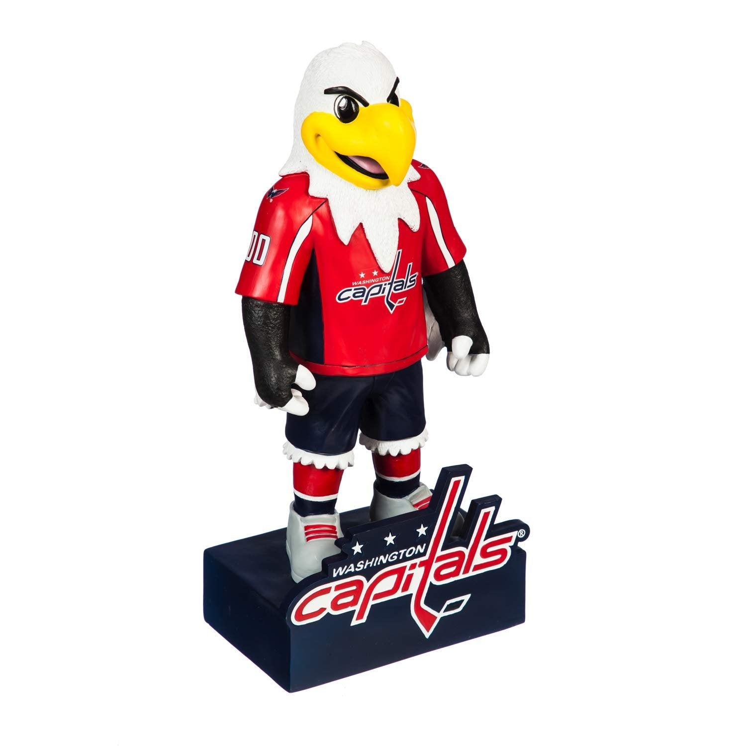 Washington Capitals Team Mascot Garden Statue, Hand Painted Resin, 12 Inch, Indoor Outdoor Decorative Sports Mascot, Officially Licensed