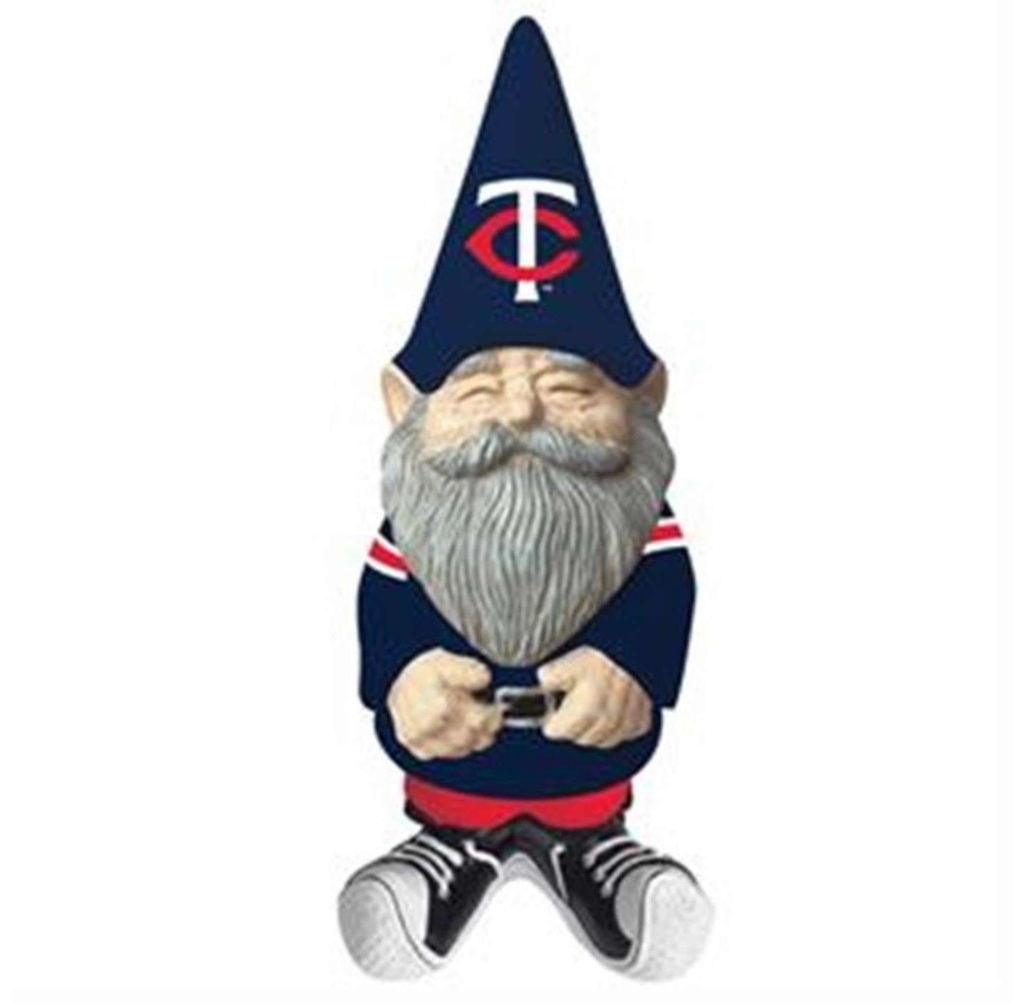 Minnesota Twins Garden Gnome, 11 Inch Hand Painted Resin Statue, Indoor Outdoor Decor, Officially Licensed