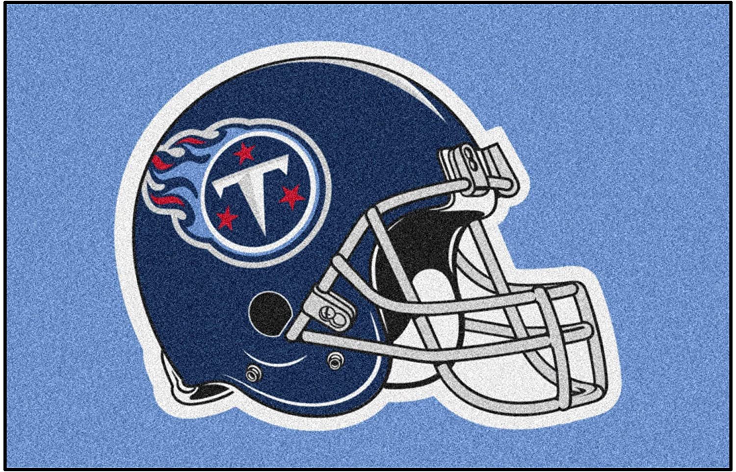 Tennessee Titans Floor Mat Area Rug, 20x30 Inch, Nylon, Anti-Skid Backing