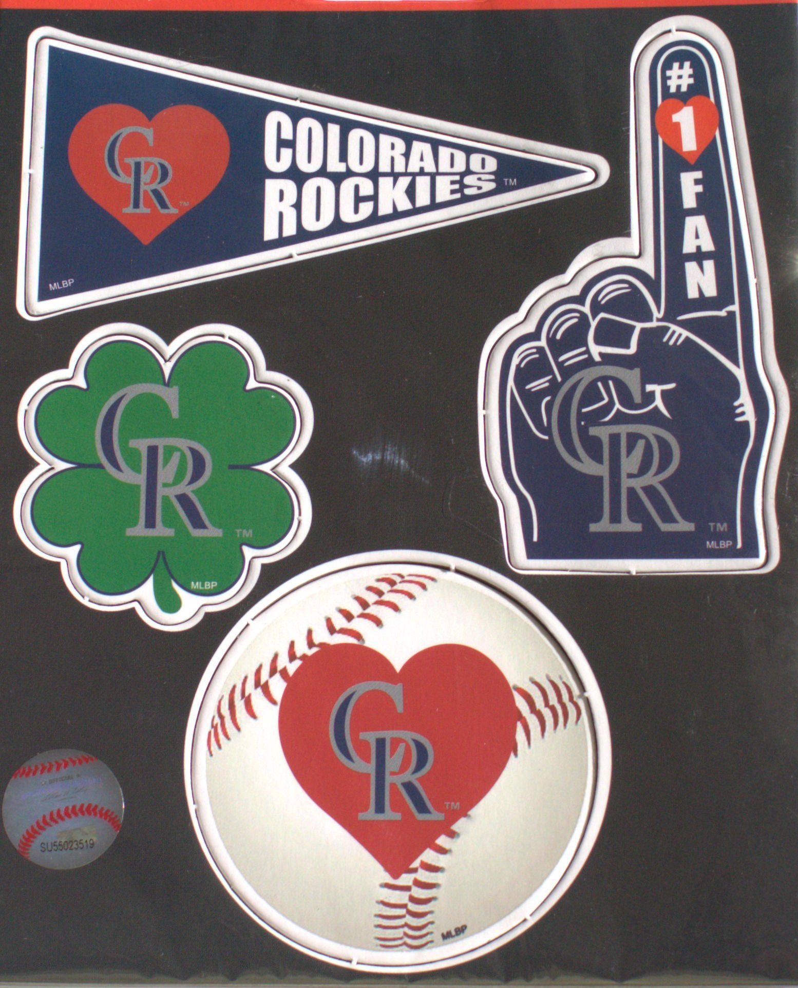 Colorado Rockies 4 Piece Team Magnet Set