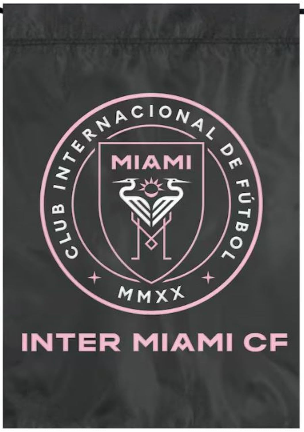 Inter Miami CF Premium Garden Flag Banner, Embroidered Primary Logo Design, 13x18 Inch, Officially Licensed