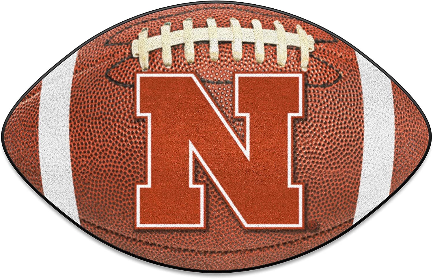 University of Nebraska CornhuskersFloor Mat Area Rug, 20x32 Inch, Non-Skid Backing, Football Design