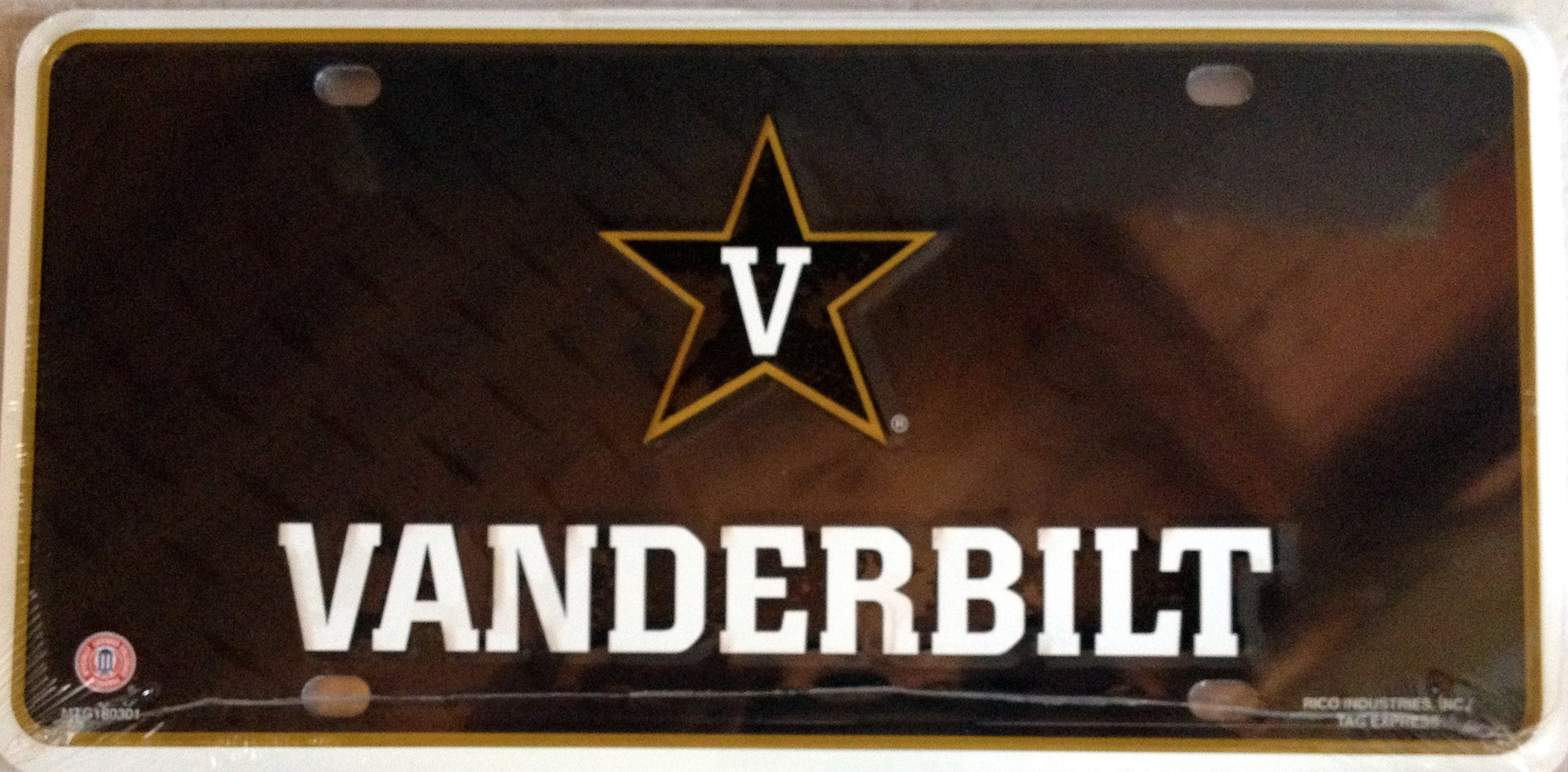 Vanderbilt University Commodores Premium Metal Tag License Plate, 12x6 Inch, Pre-Drilled Holes, Officially Licensed