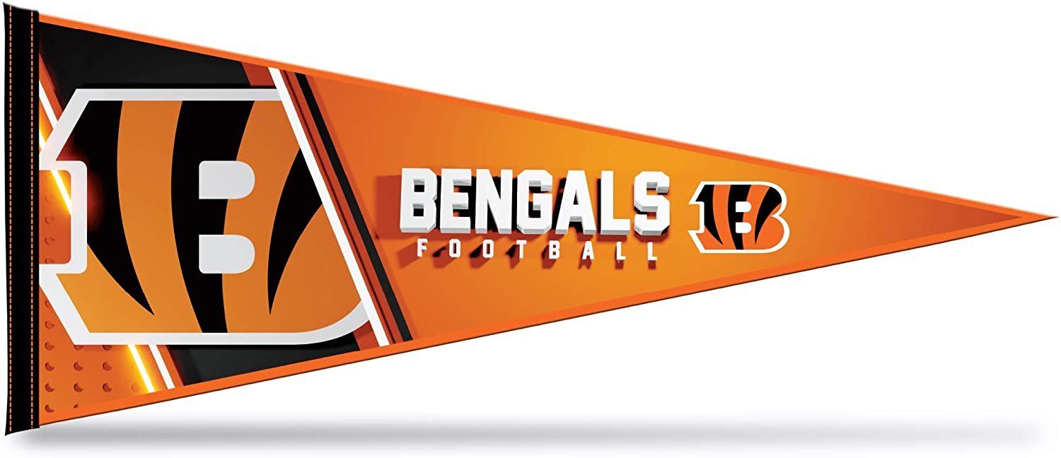 Cincinnati Bengals Pennant 12x30 Inch Soft Felt