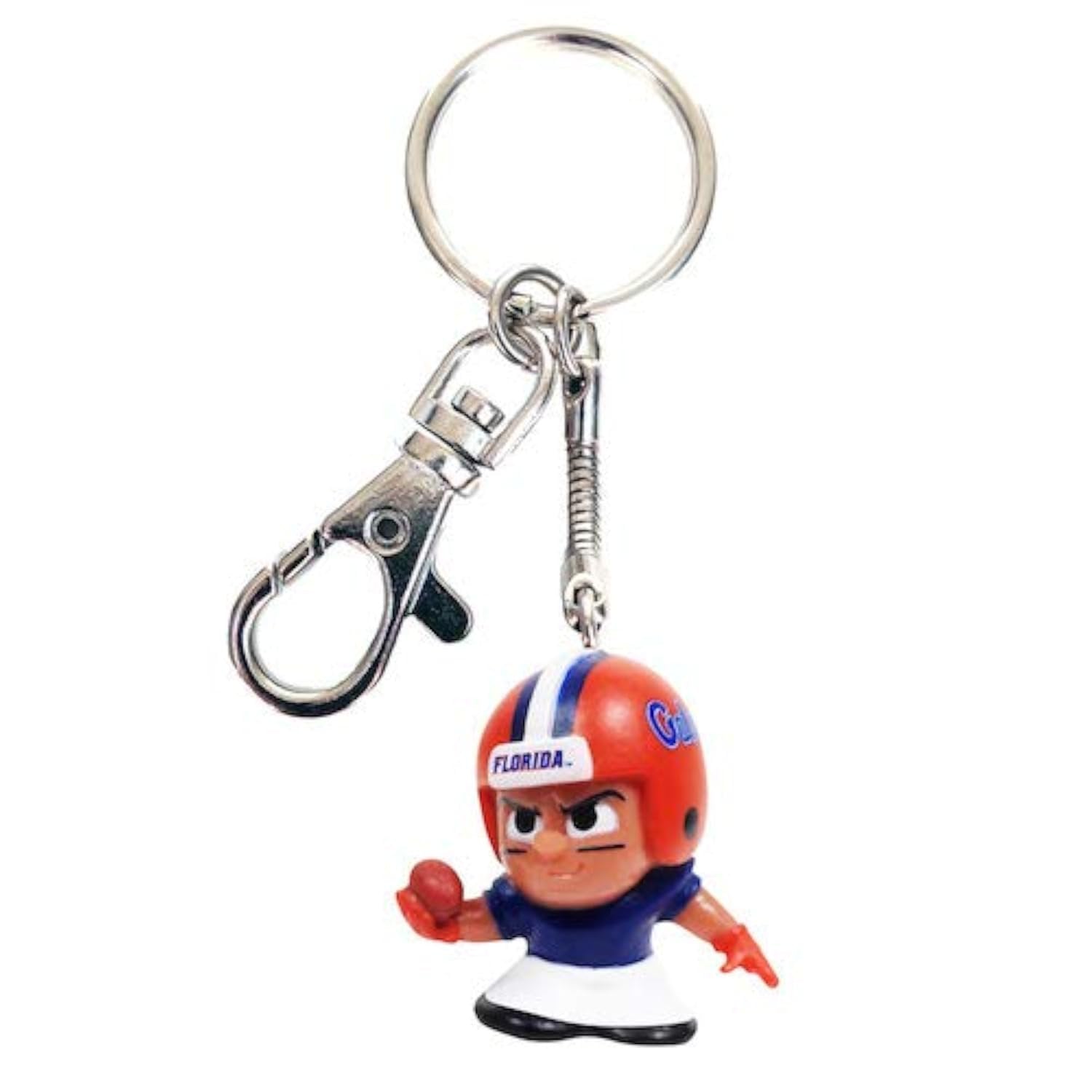 University of Florida Gators Keychain Carabiner, 1 Inch Teeny Mate Player, Officially Licensed