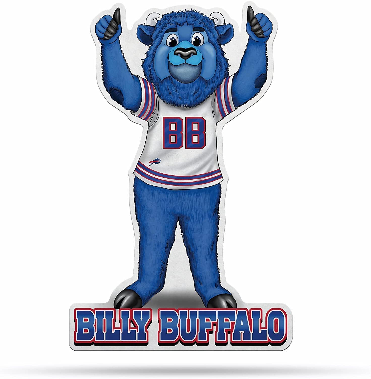 Buffalo Bills Pennant Mascot Logo 18 Inch Soft Felt