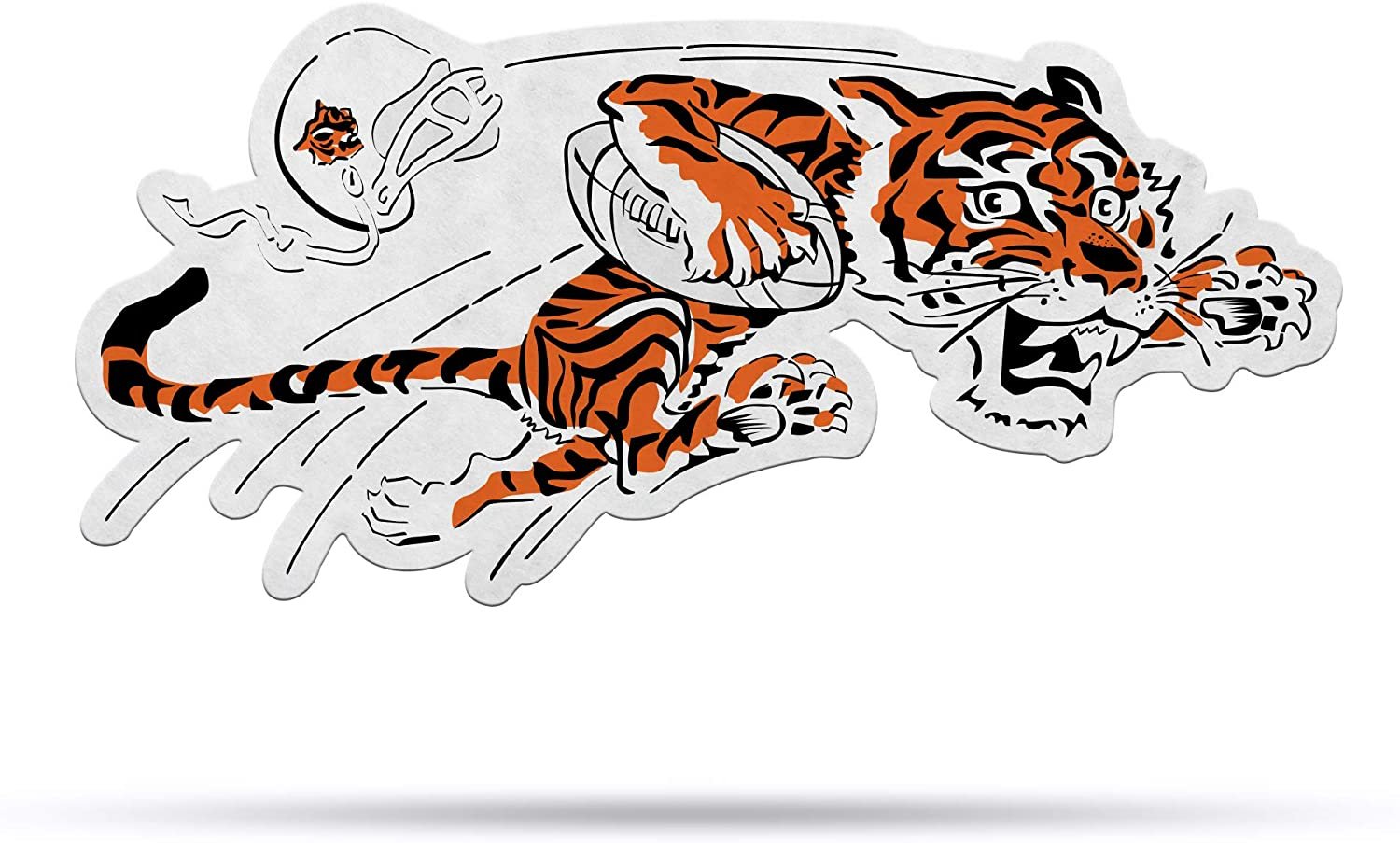 Cincinnati Bengals Pennant Retro Logo 18 Inch Soft Felt