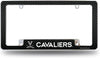University of Virginia Cavaliers Metal License Plate Frame Chrome Tag Cover Carbon Fiber Design 6x12 Inch