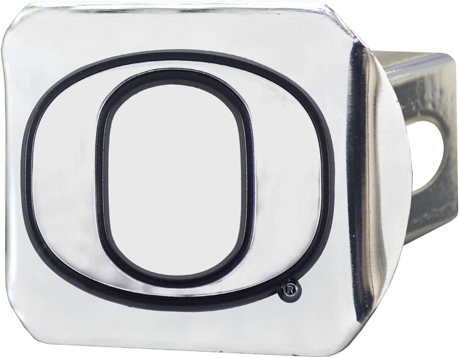 University of Oregon Ducks Hitch Cover Solid Metal with Raised Chrome Metal Emblem 2" Square Type III