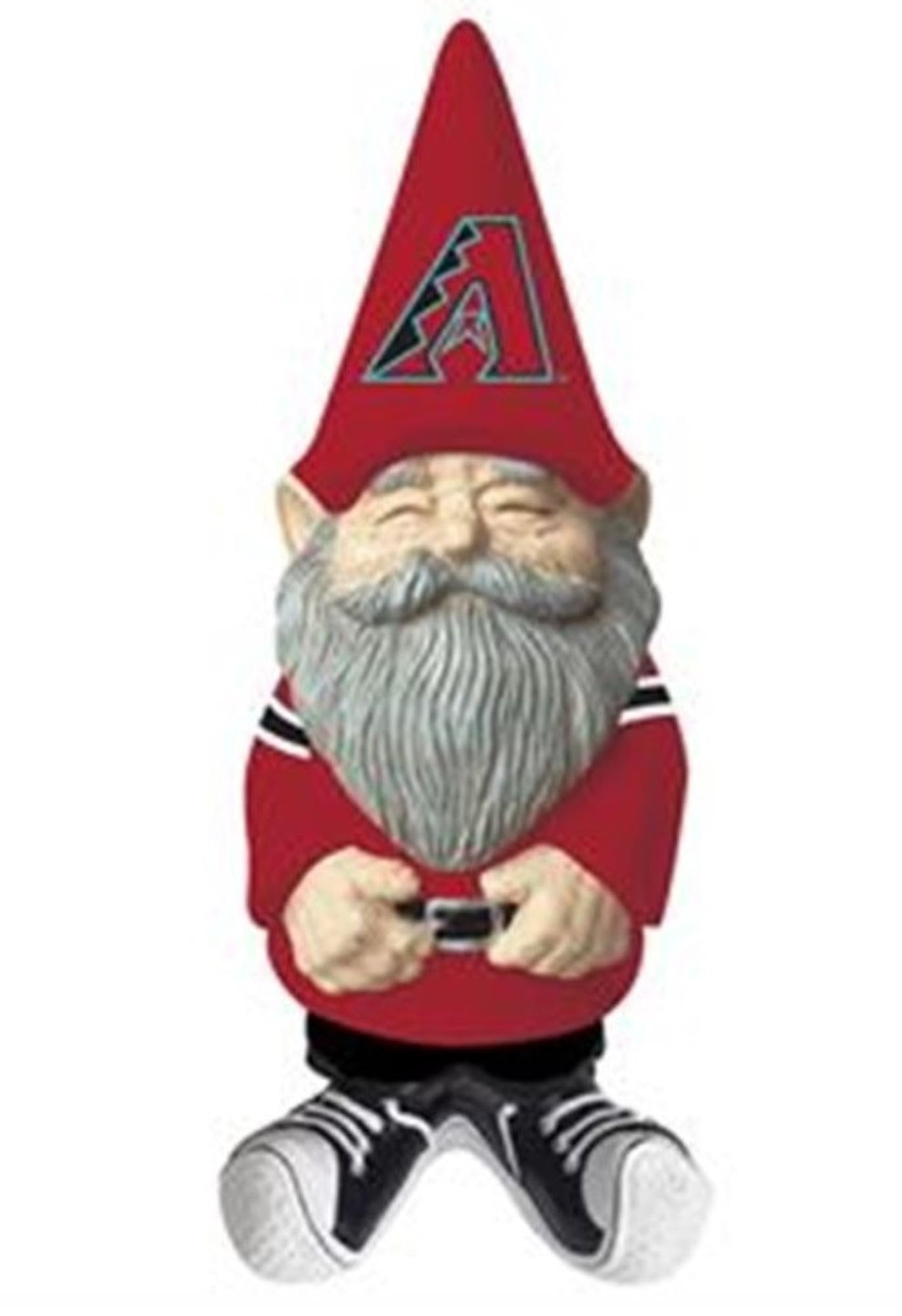 Arizona Diamondbacks Garden Gnome, 11 Inch Hand Painted Resin Statue, Indoor Outdoor MLB Baseball Fan Decor, Officially Licensed