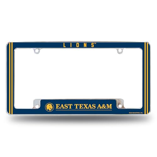 East Tennessee State University Buccaneers Etsu Premium Metal License Plate Frame Tag Cover, All Over Design, 12x6 inch, Pre-Drilled Holes, Officially Licensed