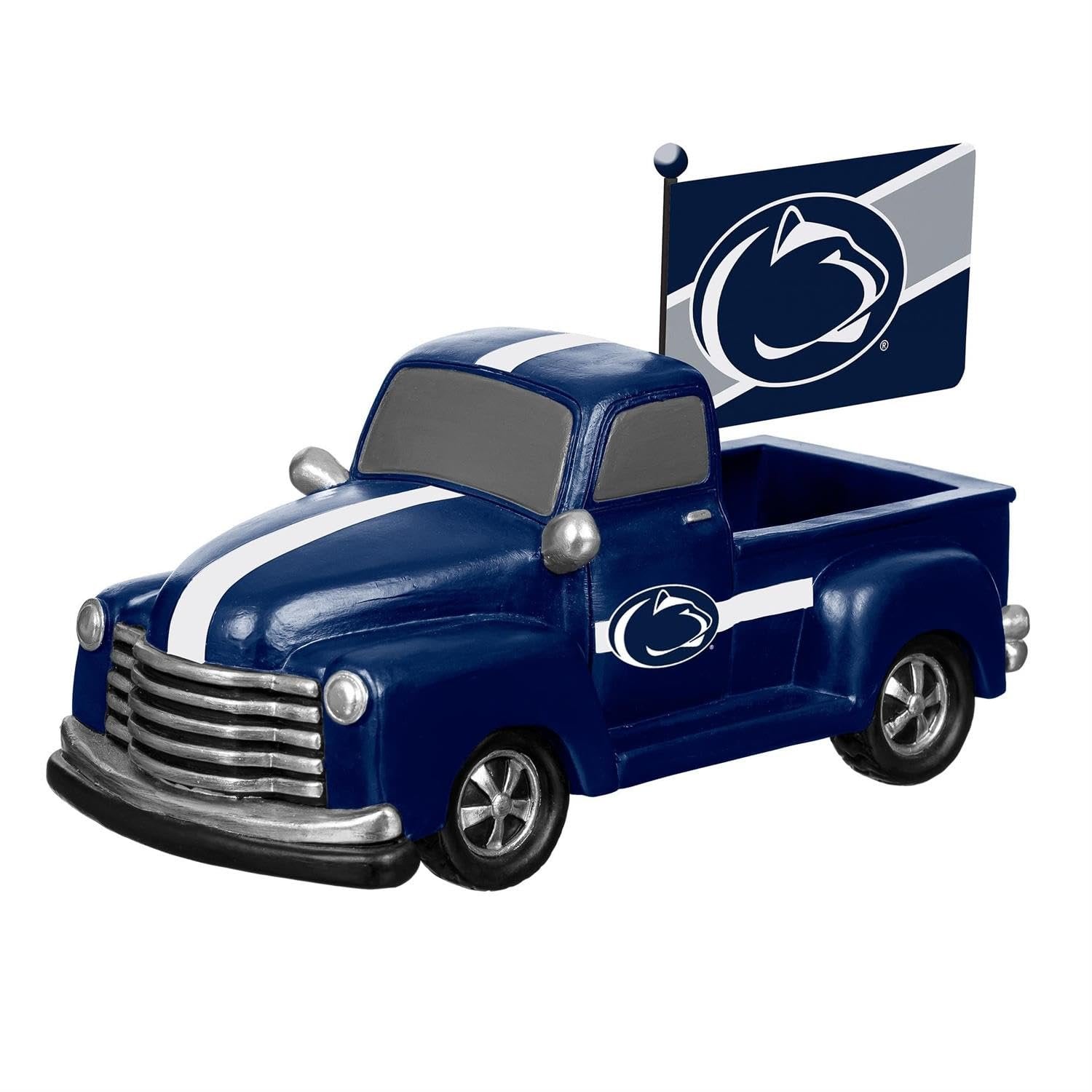 Penn State University Nittany Lions 9 Inch Metal Rally Truck Statue, Outdoor Garden or Indoor Fan Decor, Sports Fan Collectible Figurine, Officially Licensed