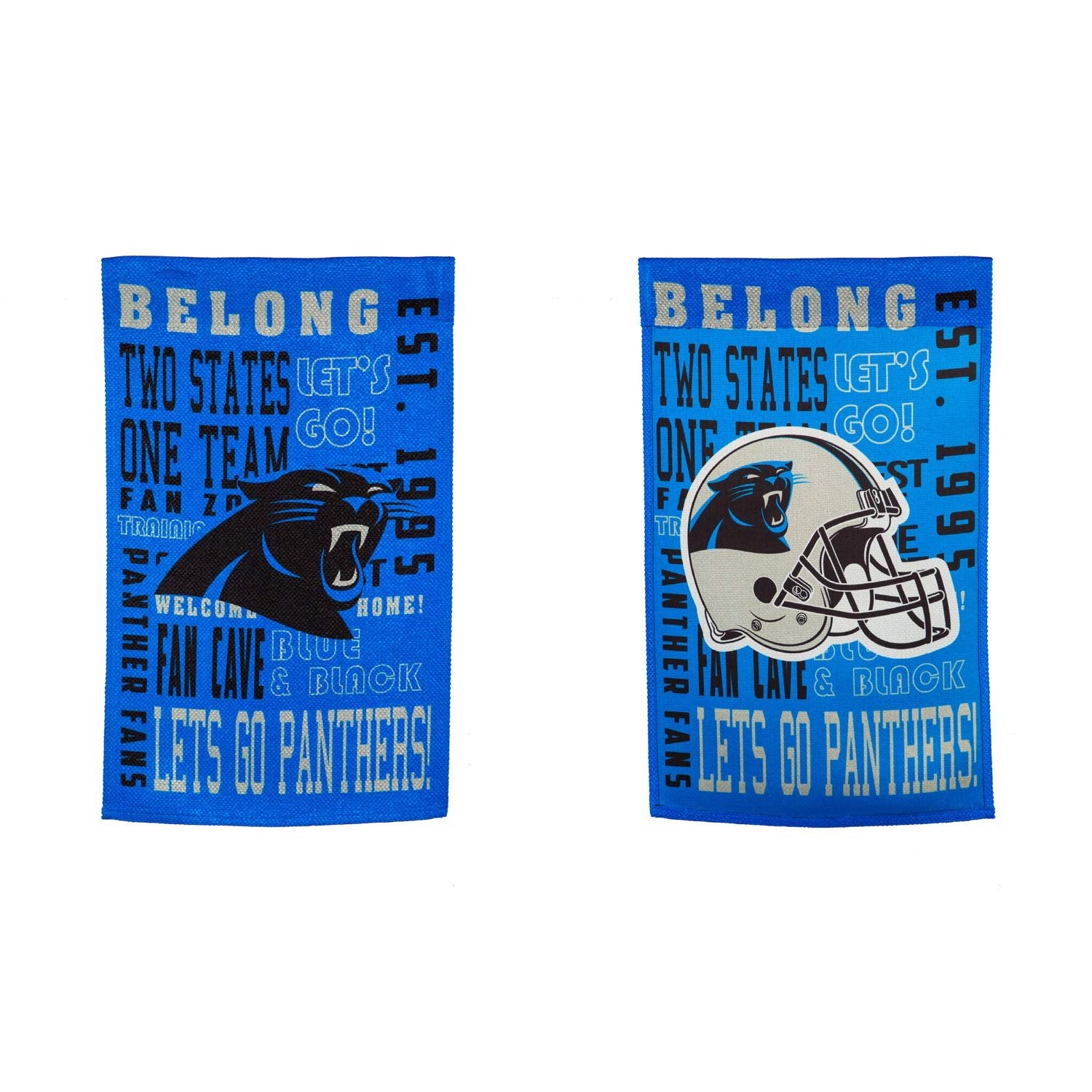 Carolina Panthers Premium Garden Flag Banner, Double Sided, Fan Rules, 13x18 Inch