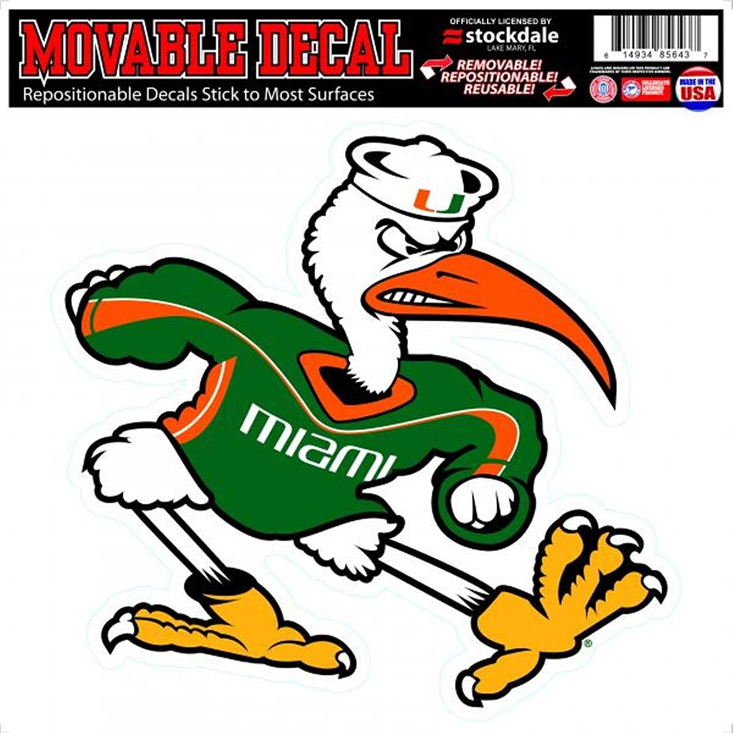 Miami (Florida), University of S85643 All Surface Decals