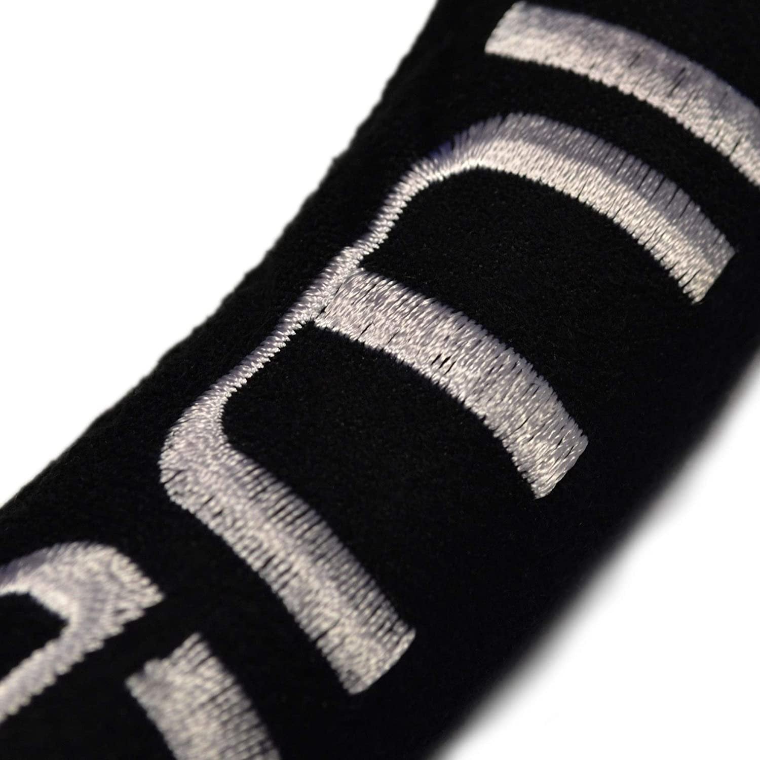 South Florida Bulls USF Steering Wheel Cover Premium Embroidered Black 15 Inch University of