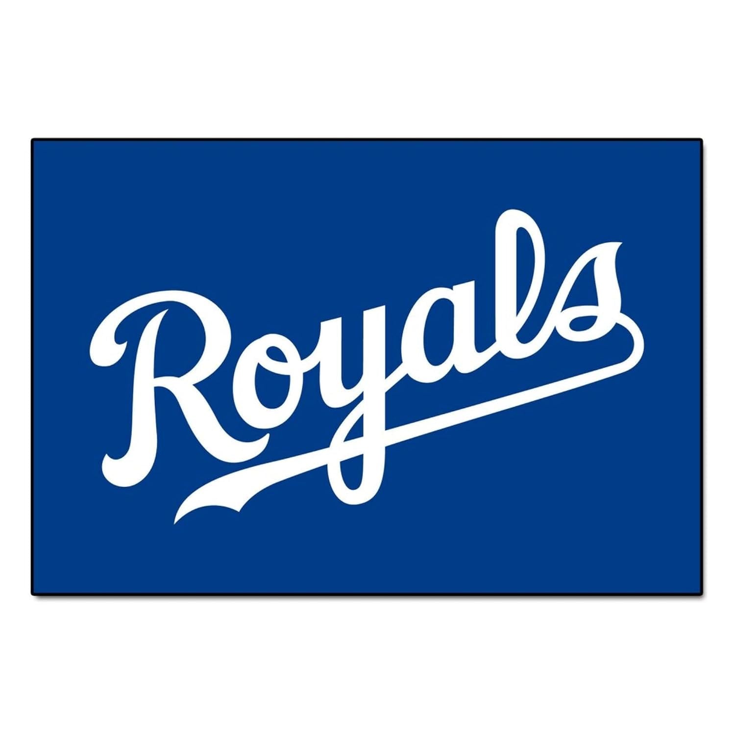 Kansas City Royals Floor Mat Area Rug, 20x30 Inch, Nylon, Anti-Skid Backing, Officially Licensed