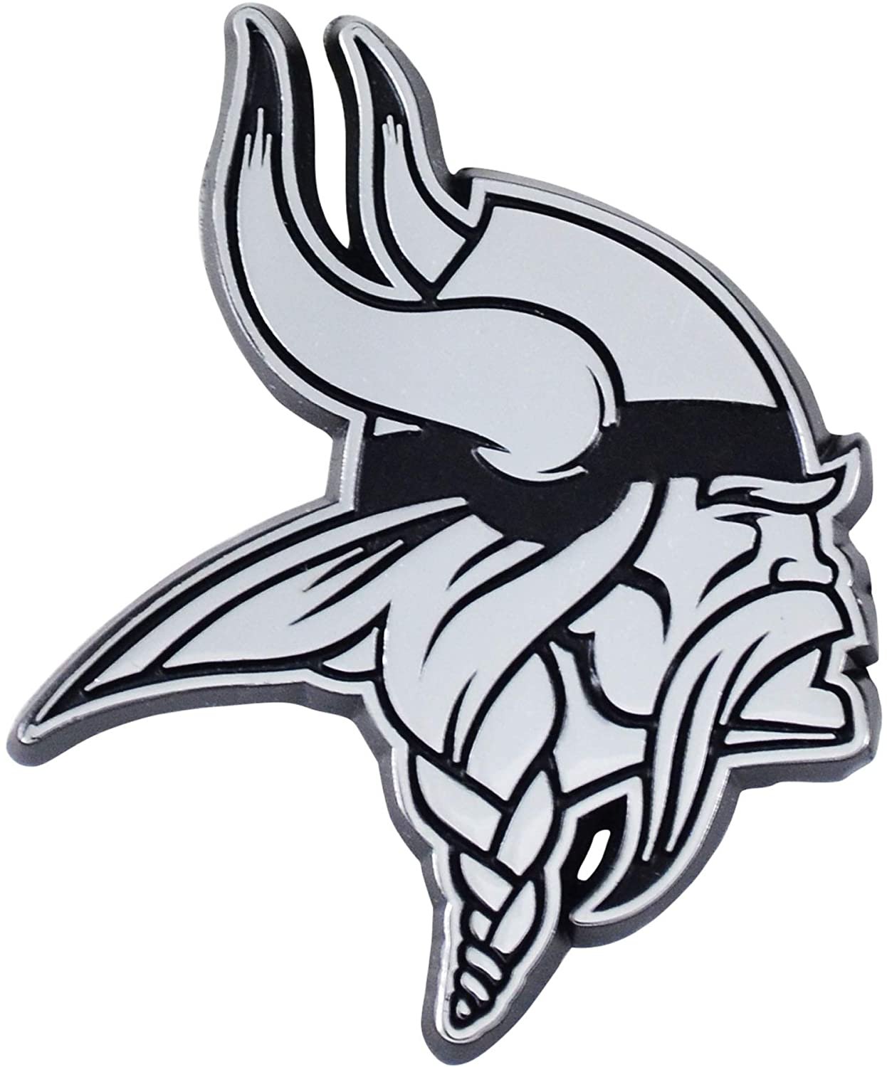 Minnesota Vikings Solid Metal Raised Auto Emblem Decal Adhesive Backing