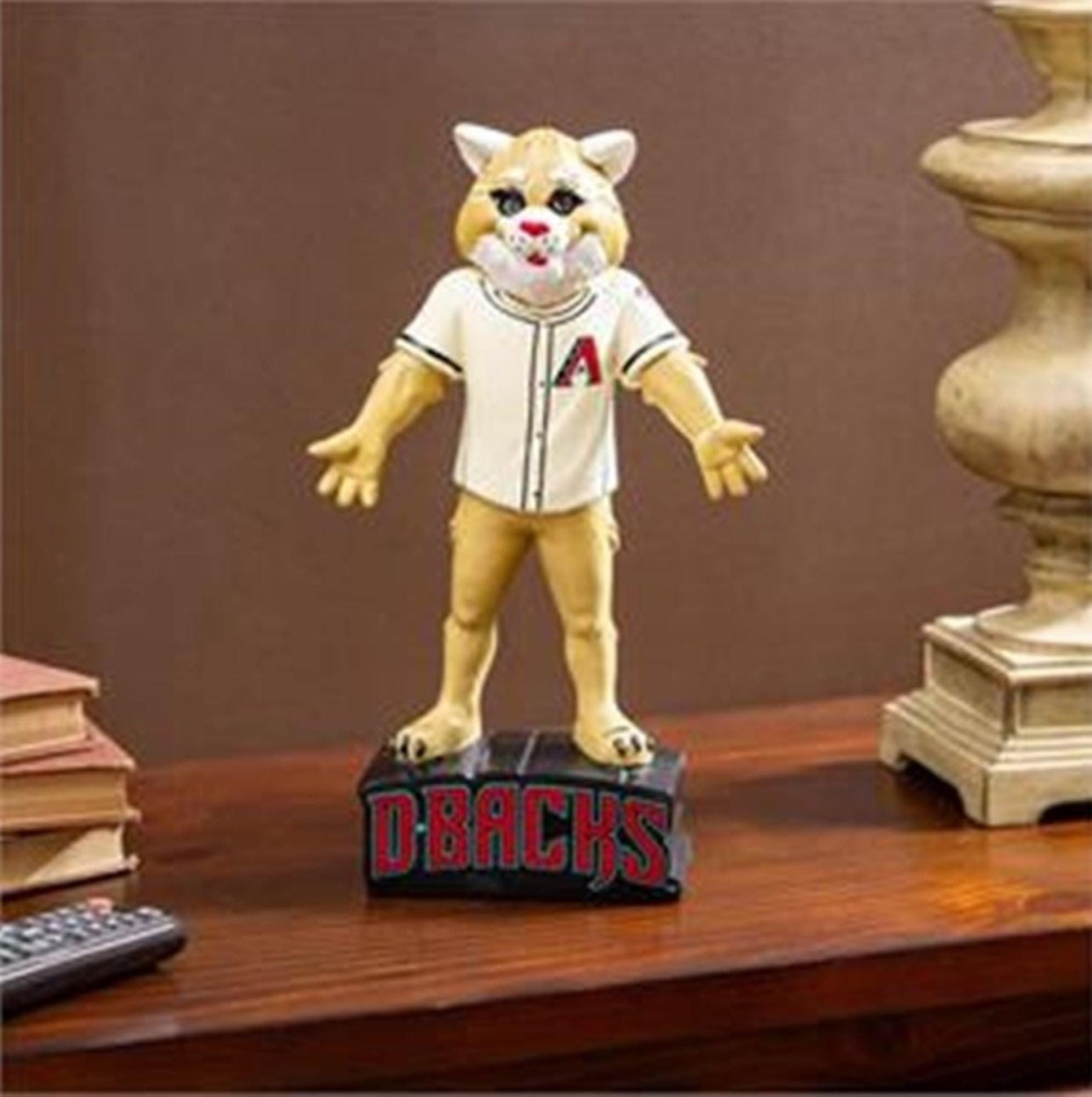 Arizona Diamondbacks Team Mascot Garden Statue, Hand Painted Resin, 12 Inch, Indoor Outdoor Decor, Officially Licensed