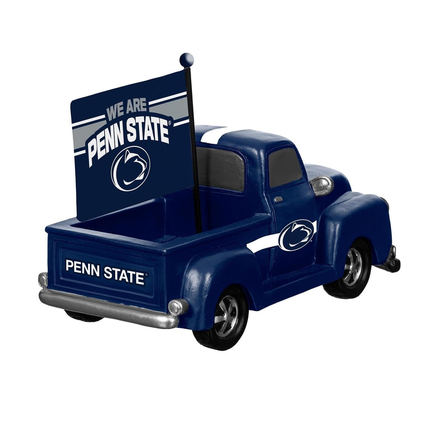 Penn State University Nittany Lions 9 Inch Metal Rally Truck Statue, Outdoor Garden or Indoor Fan Decor, Sports Fan Collectible Figurine, Officially Licensed