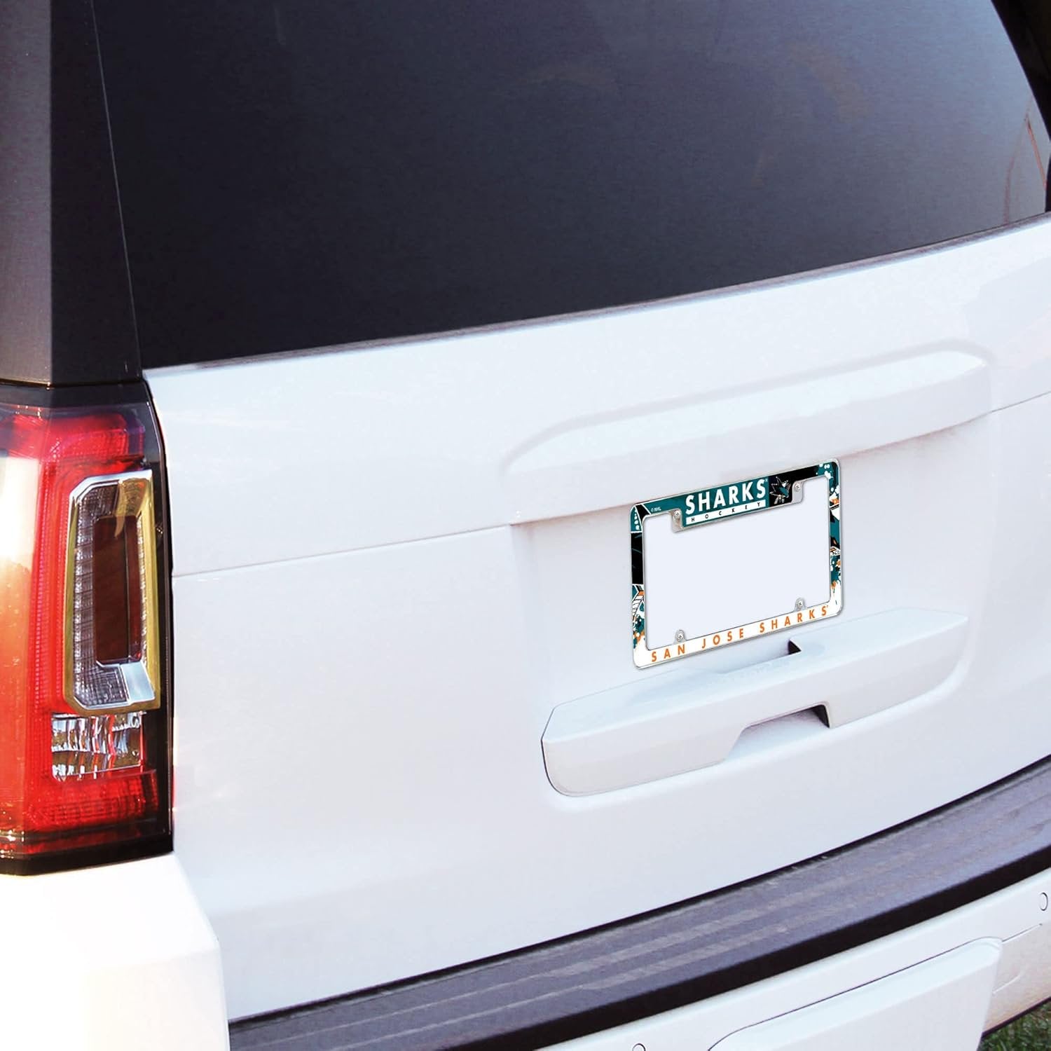 University of Illinois Fighting Illini Chrome Tag Cover Metal License Plate Frame, All Over Design, 12x6 Inch, Pre-Drilled Holes, Officially Licensed