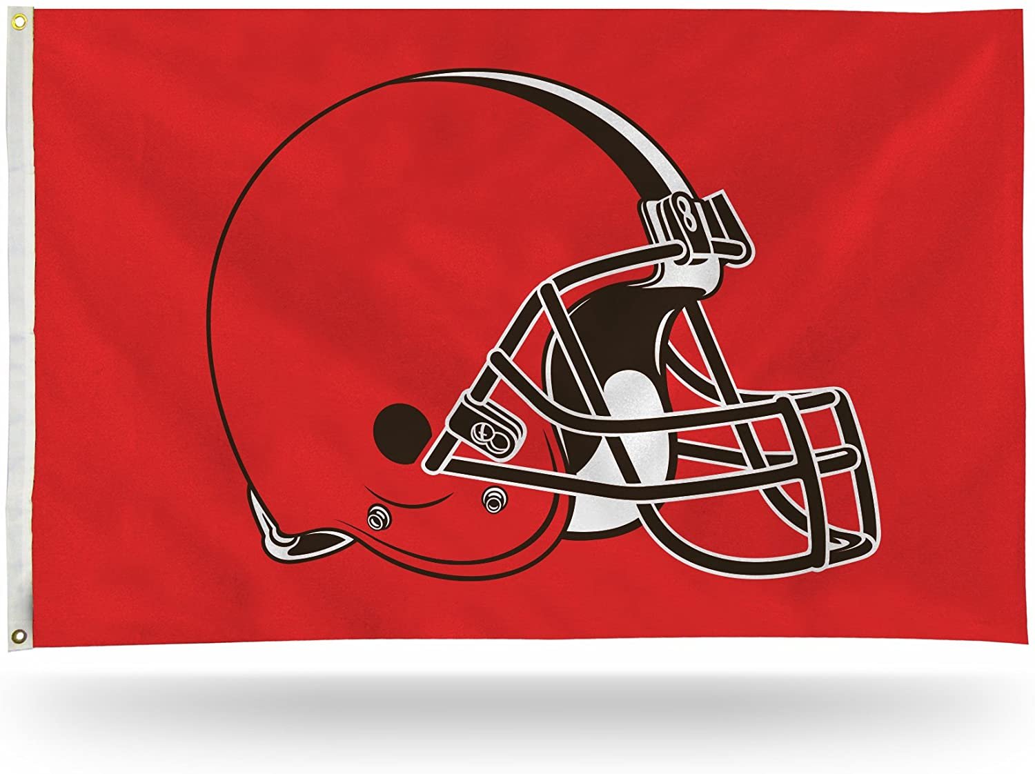 Cleveland Browns Premium 3x5 Feet Flag Banner, Logo Design, Metal Grommets, Outdoor Use, Single Sided