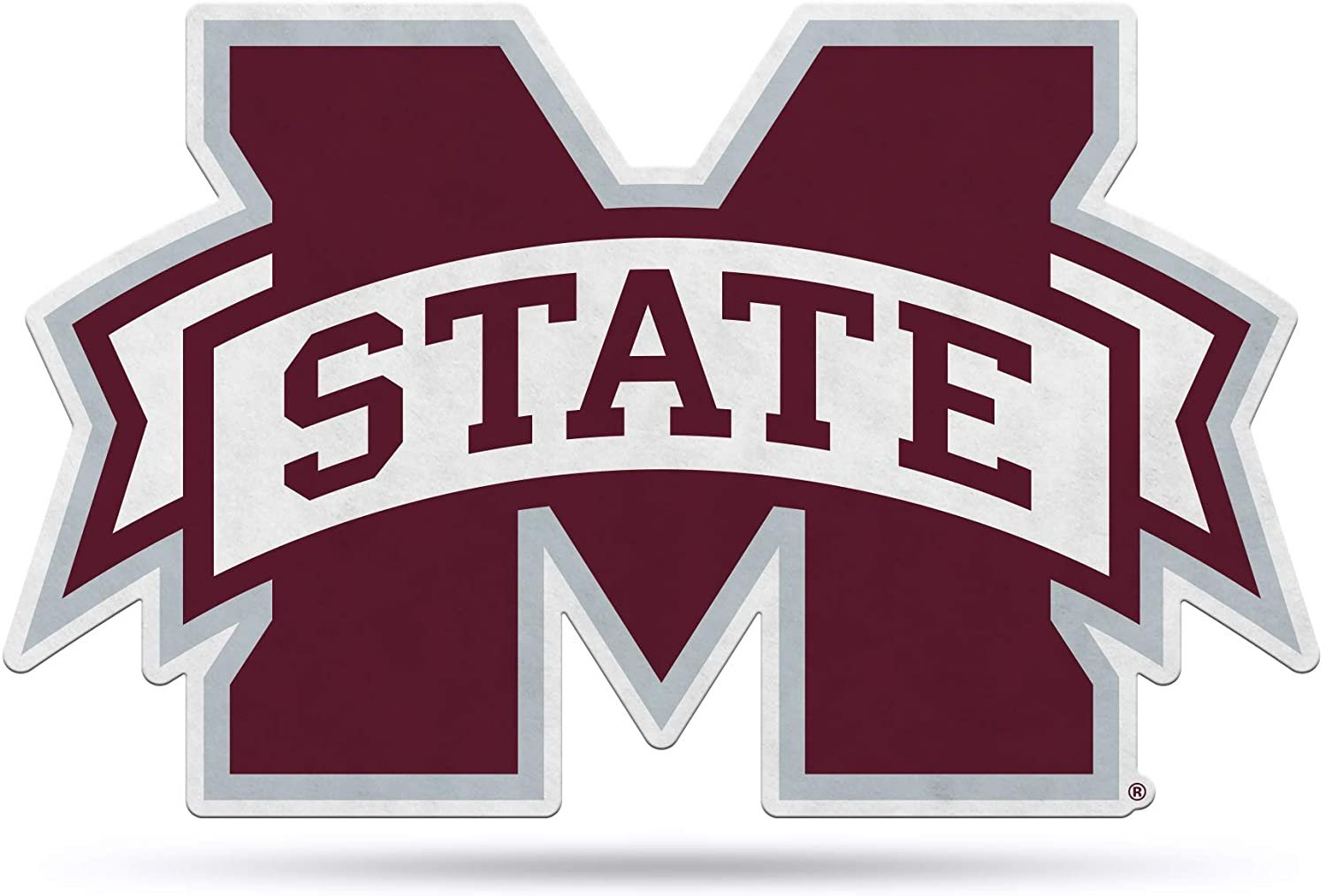 Mississippi State Bulldogs Pennant Primary Logo 18 Inch Soft Felt University of