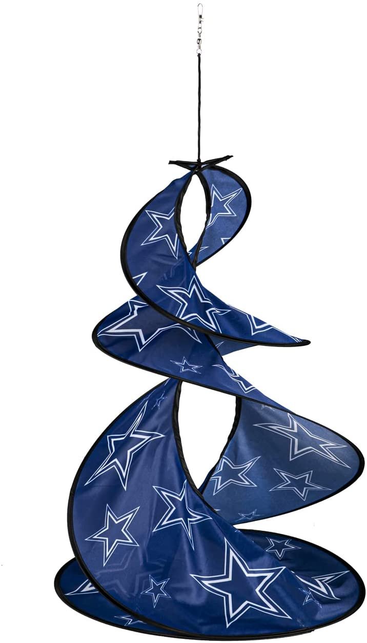 Dallas Cowboys Flag Banner Wind Twister Spinner Outdoor