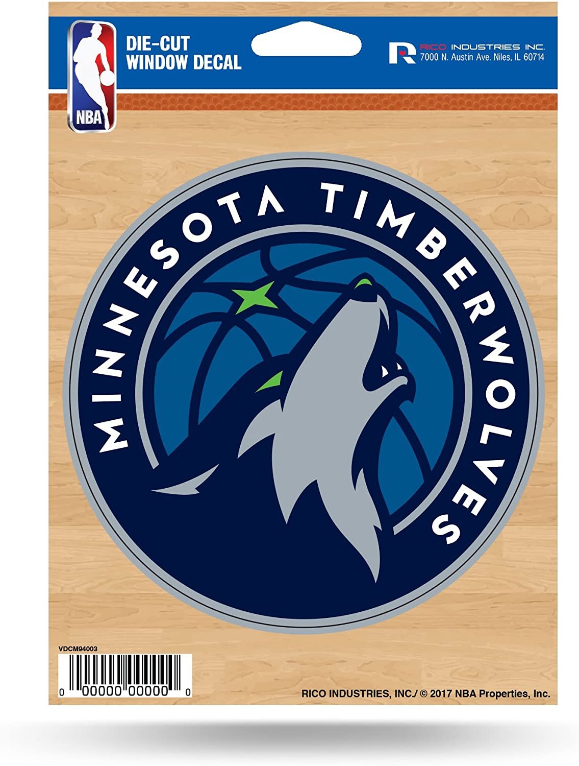 Minnesota Timberwolves 5 Inch Decal Sticker Die Cut Flat Vinyl
