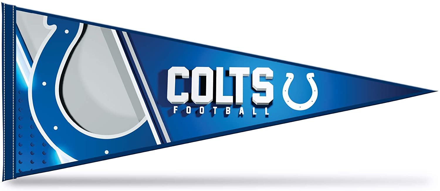 Indianapolis Colts Pennant 12x30 Inch Soft Felt