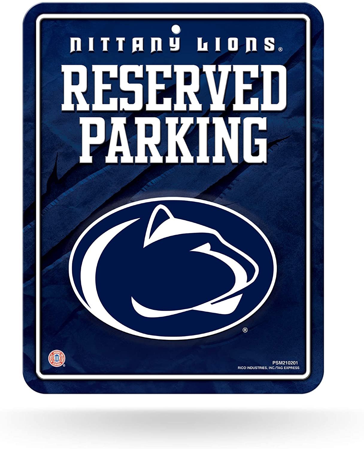 Penn State Nittany Lions Metal Parking Sign
