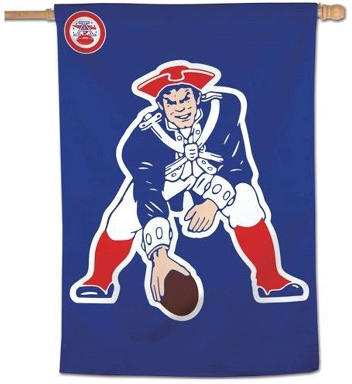 New England Patriots AFL Retro Logo Premium 28x40 Inch Banner Outdoor House Flag Football