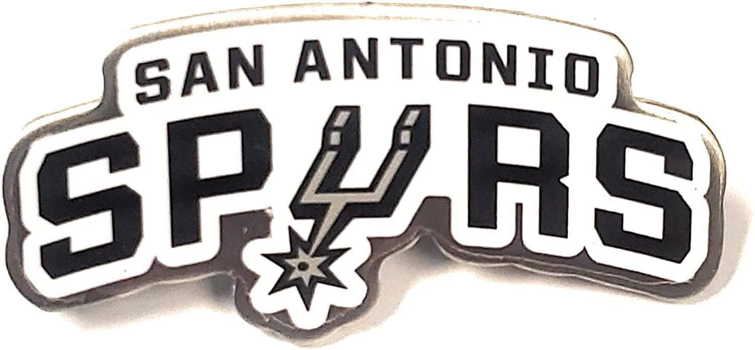 San Antonio Spurs Premium Metal Pin, Lapel Hat Tie, Push Pin Backing