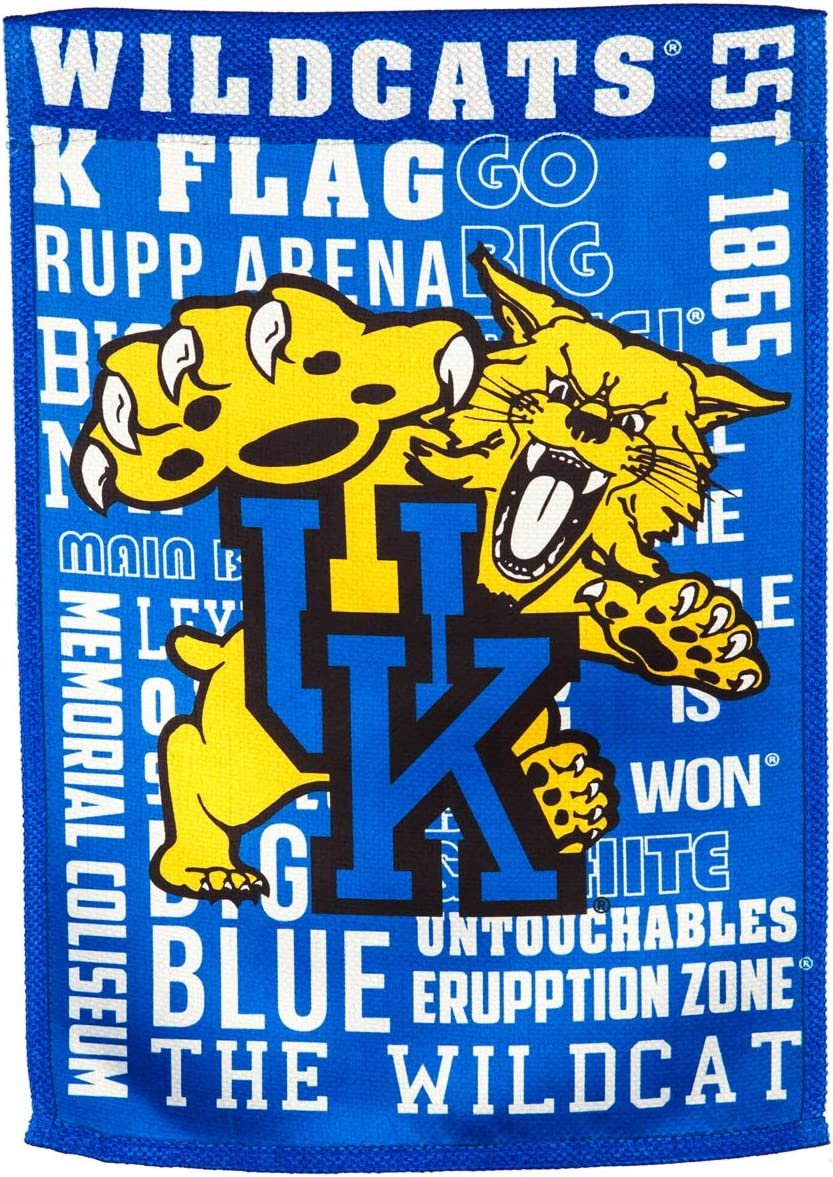 University of Kentucky Wildcats Premium Double Sided Banner Flag 28x44 Inch Fan Rules Design Indoor Outdoor