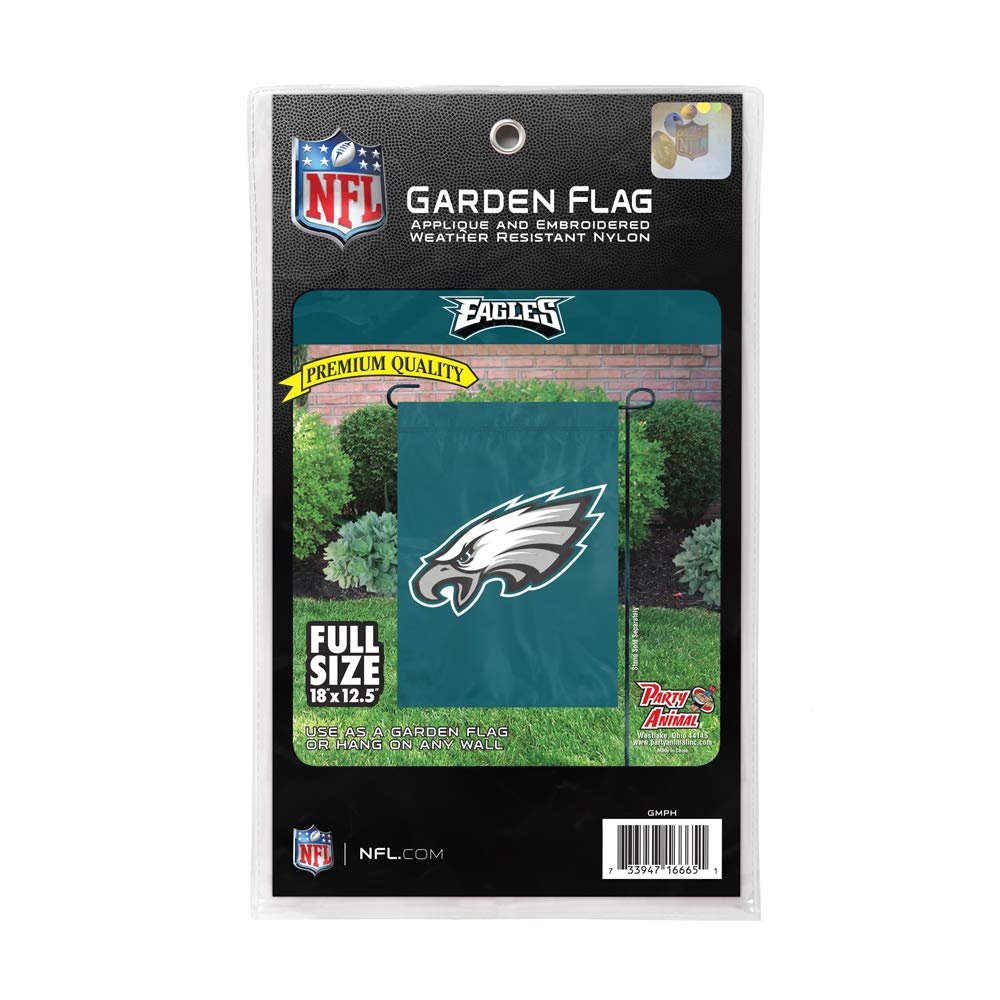 Philadelphia Eagles Premium Garden Flag Banner Applique Embroidered 12.5x18 Inch