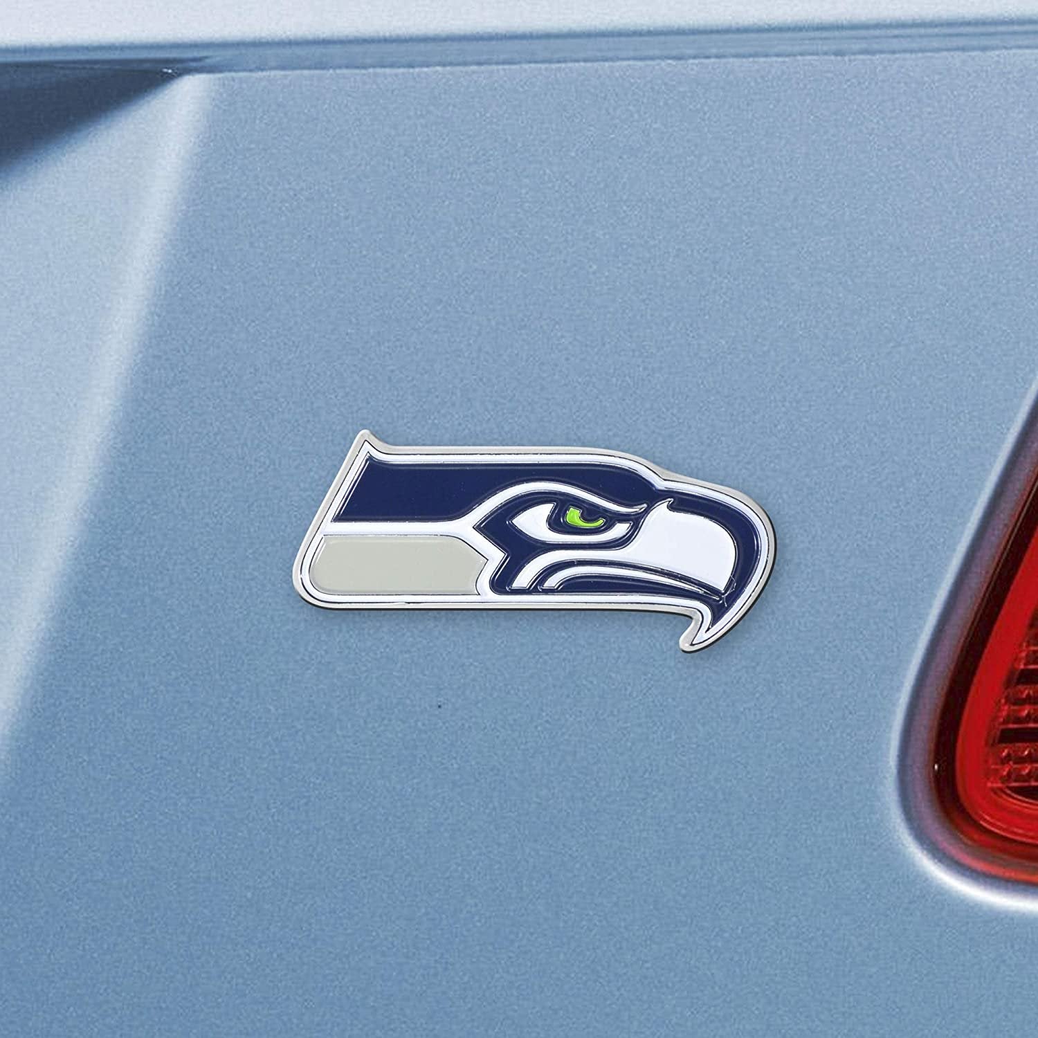 Seattle Seahawks Color Auto Emblem Solid Metal