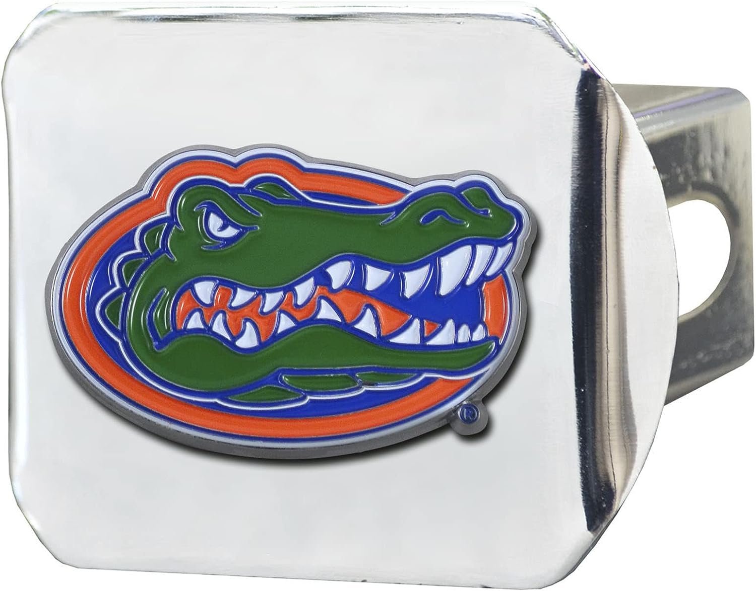 University of Florida Gators Hitch Cover Solid Metal Color Emblem 2 Inch Square Type III