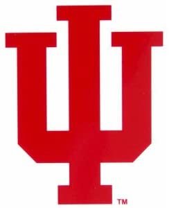 NCAA Indiana Hoosiers Small Static Cling Decal