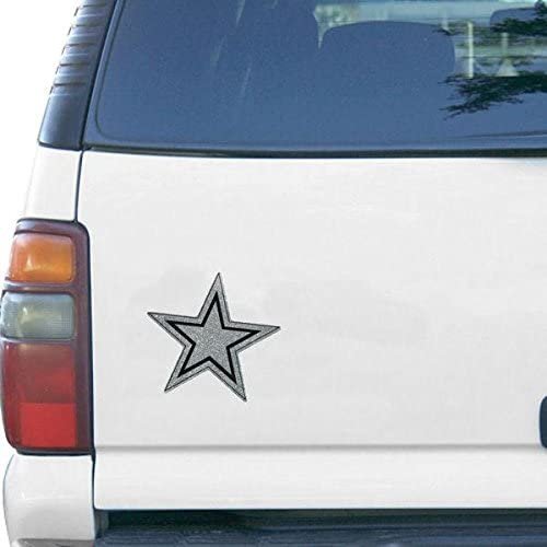 Dallas Cowboys 6 Inch Magnet, Chrome Metallic Shimmer Design, Auto Home, Heavy Duty