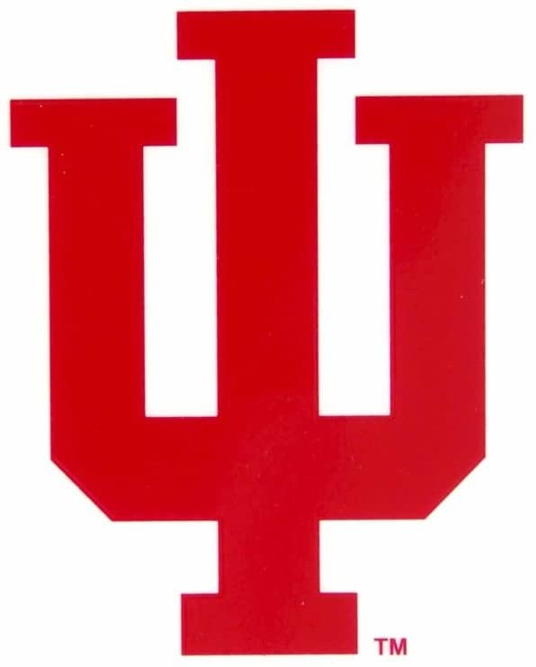 NCAA Indiana Hoosiers Small Static Cling Decal