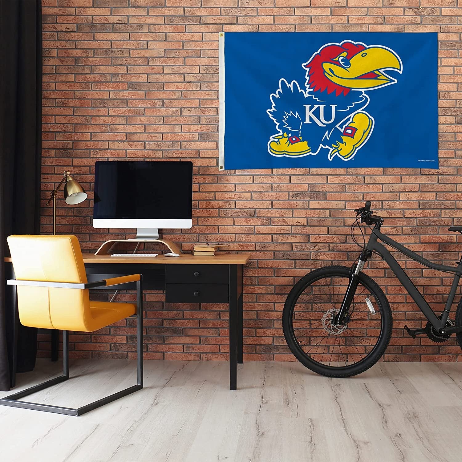 University of Kansas Jayhawks Premium 3x5 Flag Banner Metal Grommets Outdoor Indoor